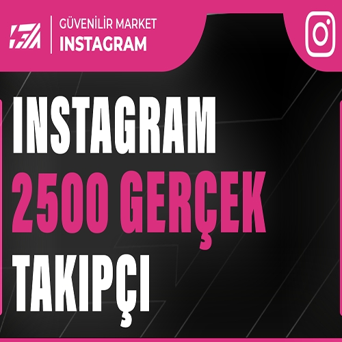 2500 İnstagram Gerçek Takipçi - KEŞFET